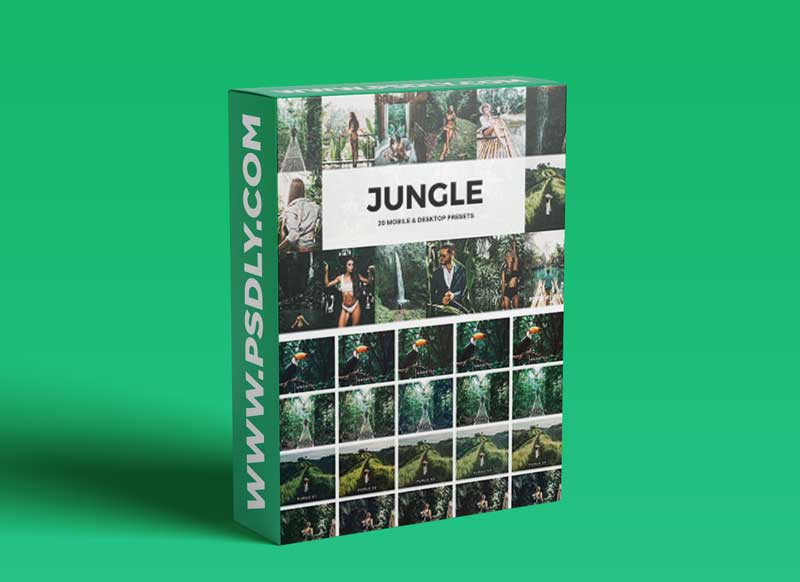 GraphicRiver - 20 Jungle Lightroom Presets and LUTs 26674189