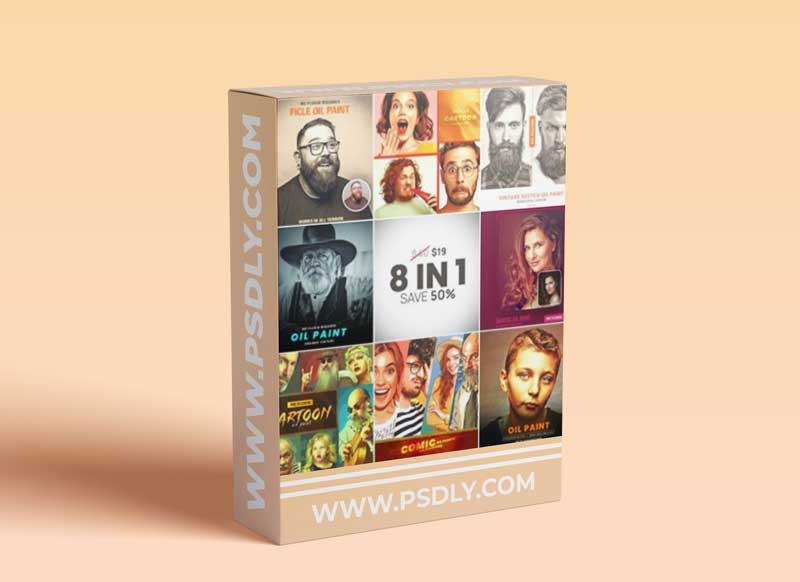 GraphicRiver - 8 in 1 Photoshop Action Bundle 31643720