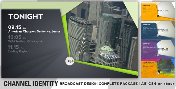 Videohive Broadcast Complete Package - Channel Identity 2397190