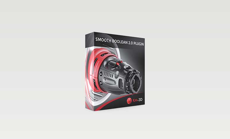 KM-3D SmoothBoolean v2.02 for 3ds Max 2013 - 2022
