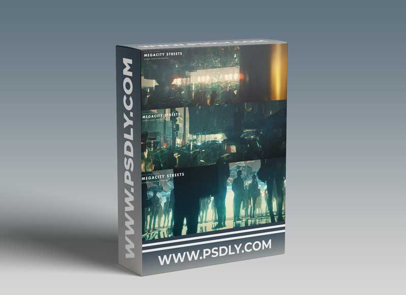 Megacity Streets - Kitbash, Design and Process