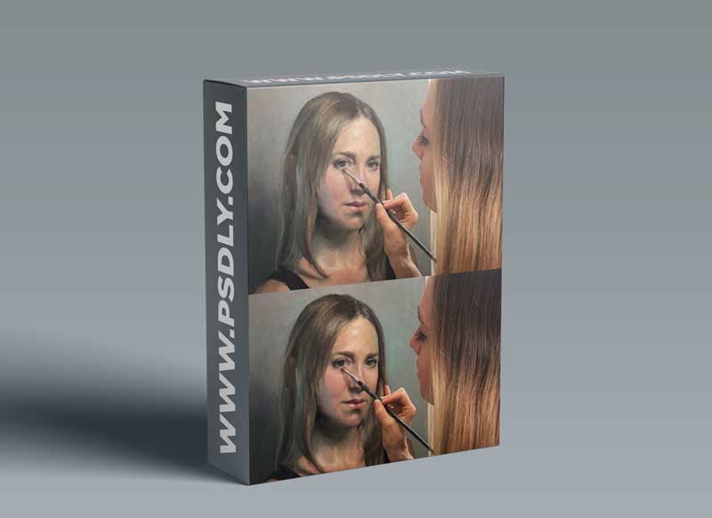 Portrait Painting from a Photo with a Full Palette