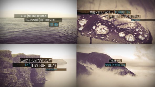 Videohive Minimal Quotes Image Video 6490639