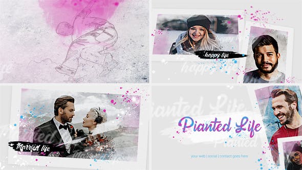 Videohive Painted Slideshow 31830714