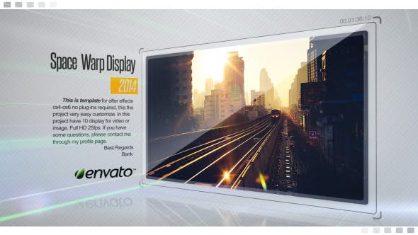 VideoHive Space Warp Display 356978