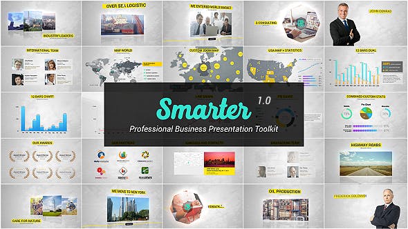 Videohive Smarter Business Presentation & Infographics Toolkit 15403293