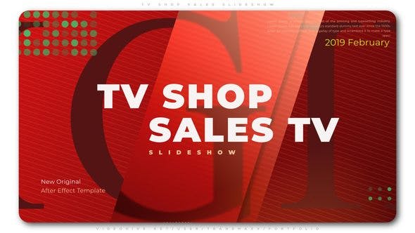 Videohive TV Shop Sales Slideshow 23344417