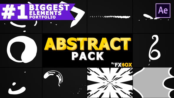 VideoHive Cartoon Abstract Elements After Effects 23717663