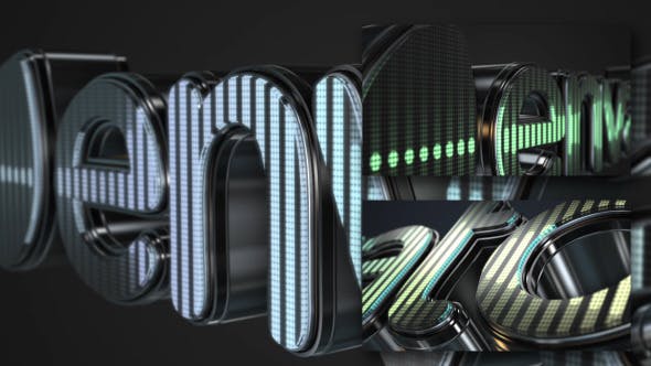 Videohive 3D LED Logo Equalizer 8686926