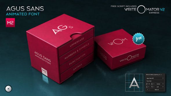 Videohive Agus Sans M2 - Animated Font 20579787