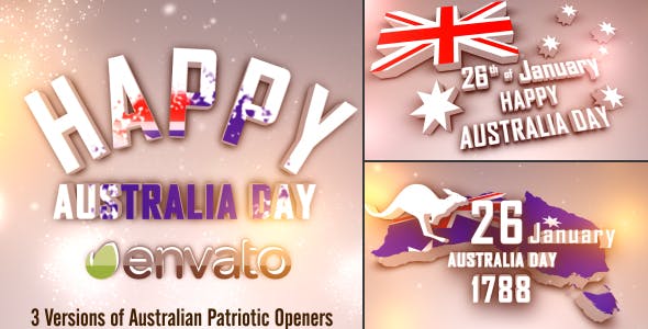 Videohive Australia Patriotic Openers 19313931