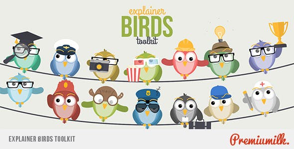 Videohive Explainer Birds Toolkit 11365647