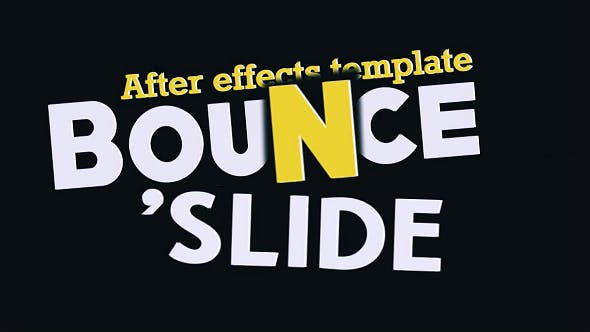 Videohive Fresh Animated Titles - Bounce n' Slide 10513014