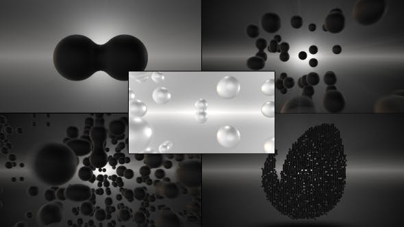 Videohive Metaballs Organic Element Logo Opener 18588814