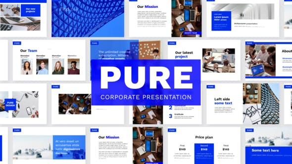 Videohive Pure Corporate Presentation Slides 31935430