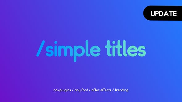 Videohive Titles 19933903