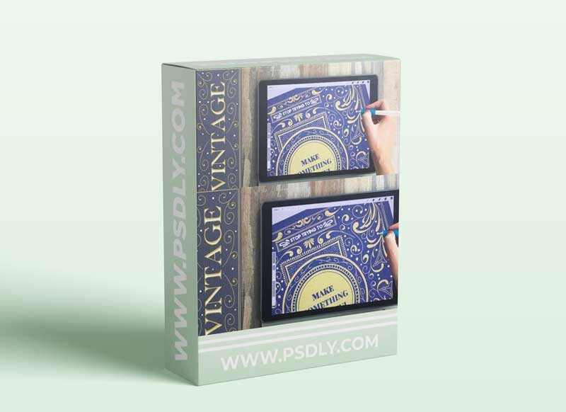 Vintage Hand Lettering on Your iPad in Procreate: Layouts, Borders, Flourishes