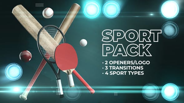 Videohive Tennis Cricket Baseball Pack 31980020