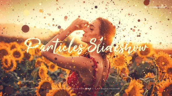VideoHive Particles Slideshow 23216598