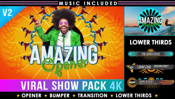 Videohive Colorful Summer Broadcast Pack Funky Opener 2909321