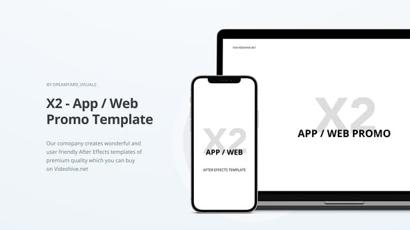 Videohive X2 - App / Website Promo 31888469