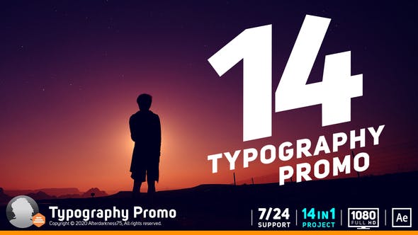 Videohive - Typography Promo Stomp V14 - 19359800