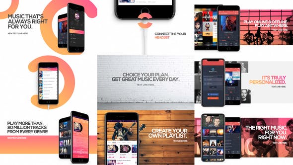 Videohive Music App Promo 11987620