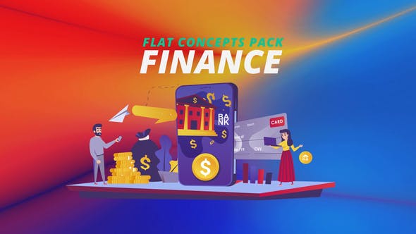 Videohive Finance Flat Concept 32272195