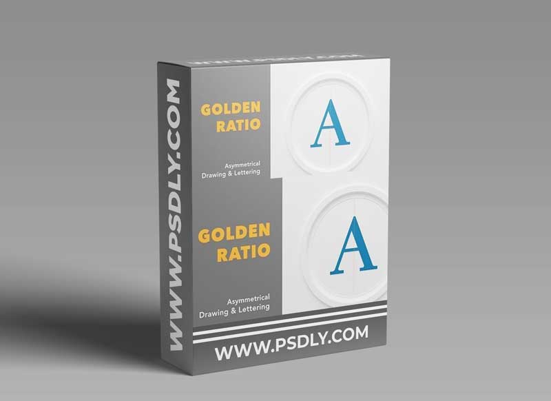 Asymmetrical Drawing & Lettering with the Golden Ratio