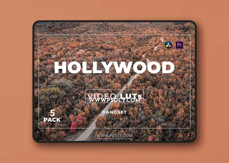 Bangset Hollywood Pack 5 Video LUTs