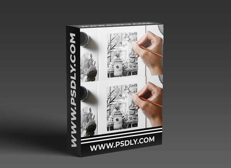 Drawing with Light and Shadow - the Art of Grayscale Ink Illustration