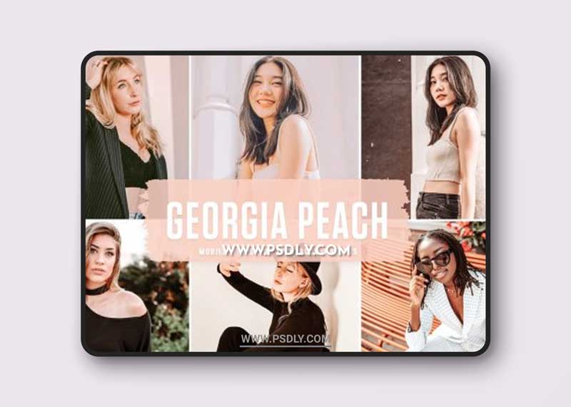 Georgia Peach Mobile & Desktop Lightroom Presets