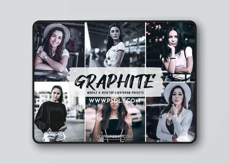 Graphite Mobile & Desktop Lightroom Presets
