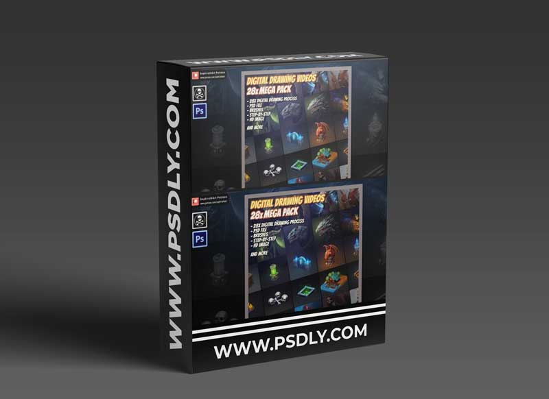 Gumroad - 28x DRAWING PROCESS VIDEOS ● Patreon Archive