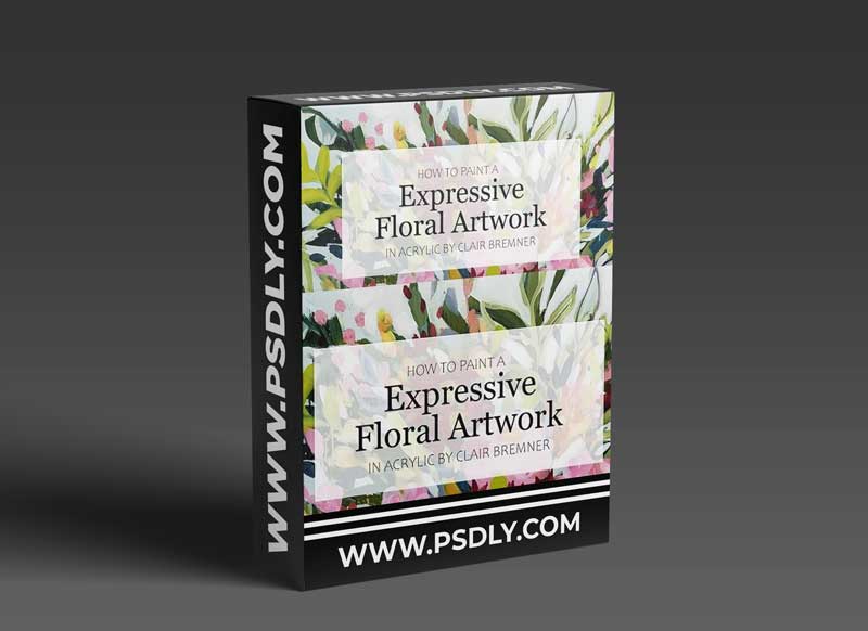 How to Paint a Large Expressive Floral Artwork