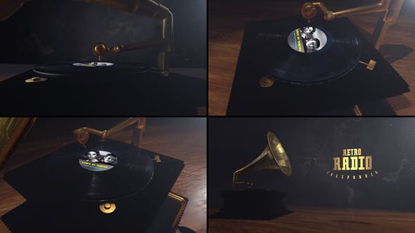 Videohive Gramophone Opener 32688651