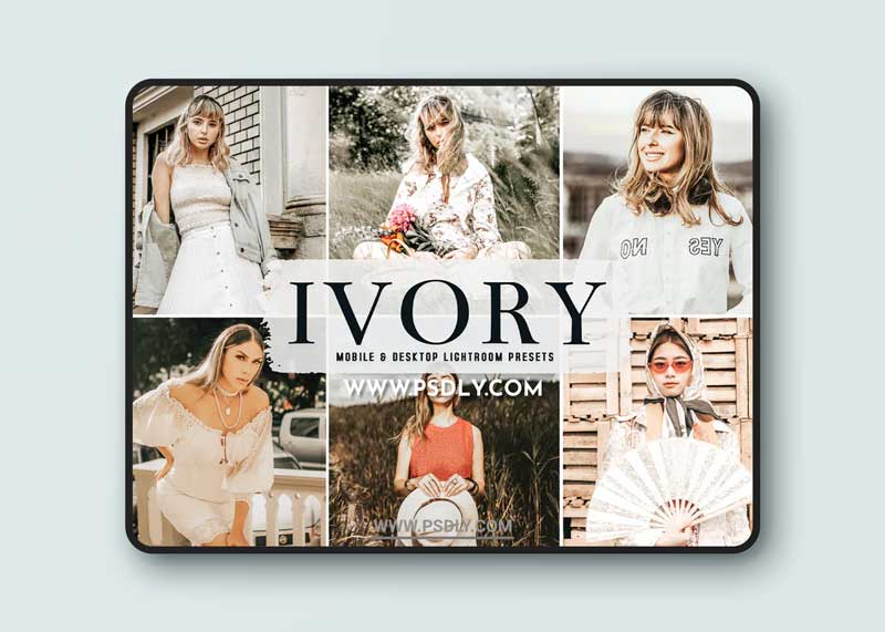 Ivory Mobile & Desktop Lightroom Presets