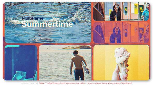 Videohive Multiframe Summer Opener 32694390