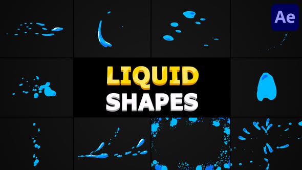 Videohive Liquid Shapes After Effects 32624637