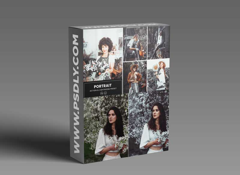 Portrait Photoshop Action & Lightrom Presets