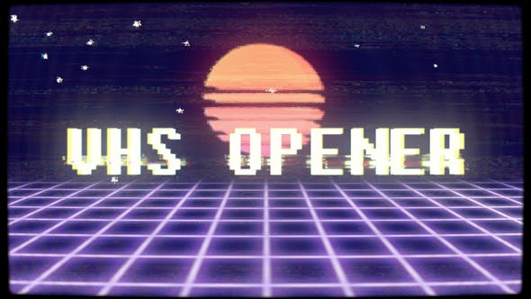 Videohive Retrowave Opener 32656750