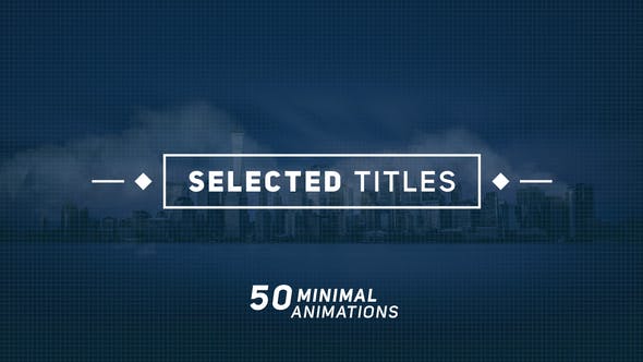 Videohive Selected Titles 2 50 Minimal Titles 20115148