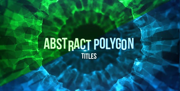Videohive Abstract Polygon Titles 18947946