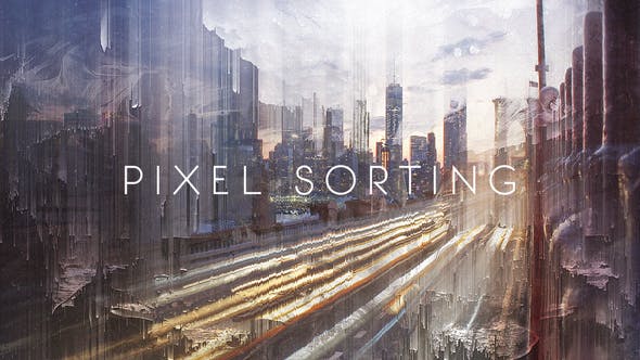 Videohive Pixel Sorting Glitch Titles 19068254