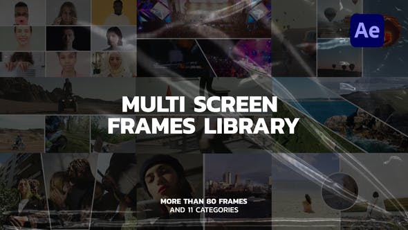 Videohive Multi Screen Frames Library 32563837
