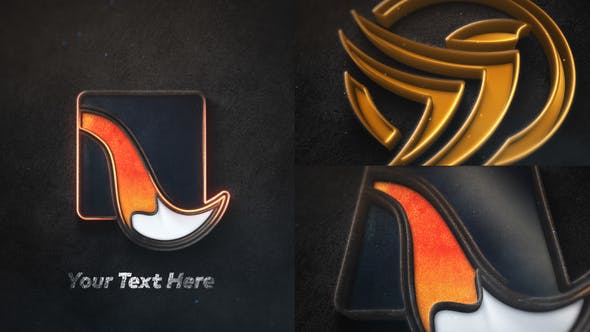 Videohive Epic 3D Metal Logo Intro 31688194