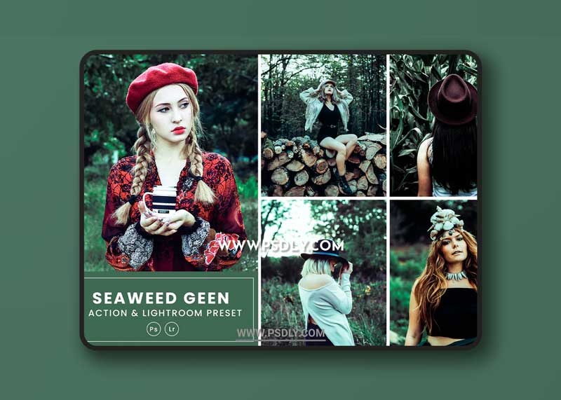 Seaweed Photoshop Action & Lightrom Presets