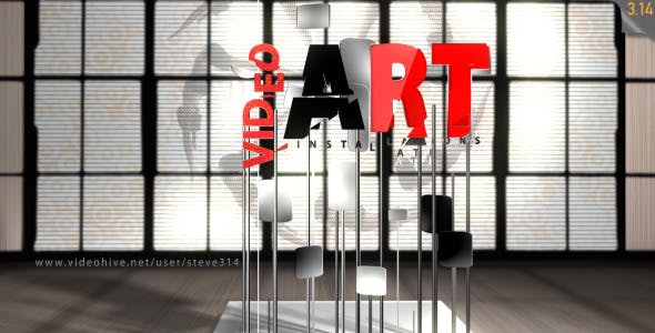 Videohive Video Art Installations Art Exhibition Logo 7241374