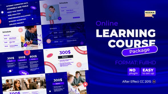 Videohive Online learning course Package 31455264