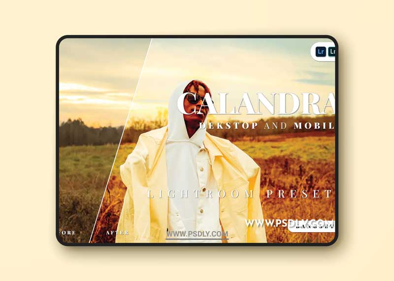 Calandra Desktop and Mobile Lightroom Preset
